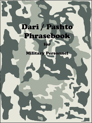 cover image of Dari / Pashto Phrasebook for Military Personnel